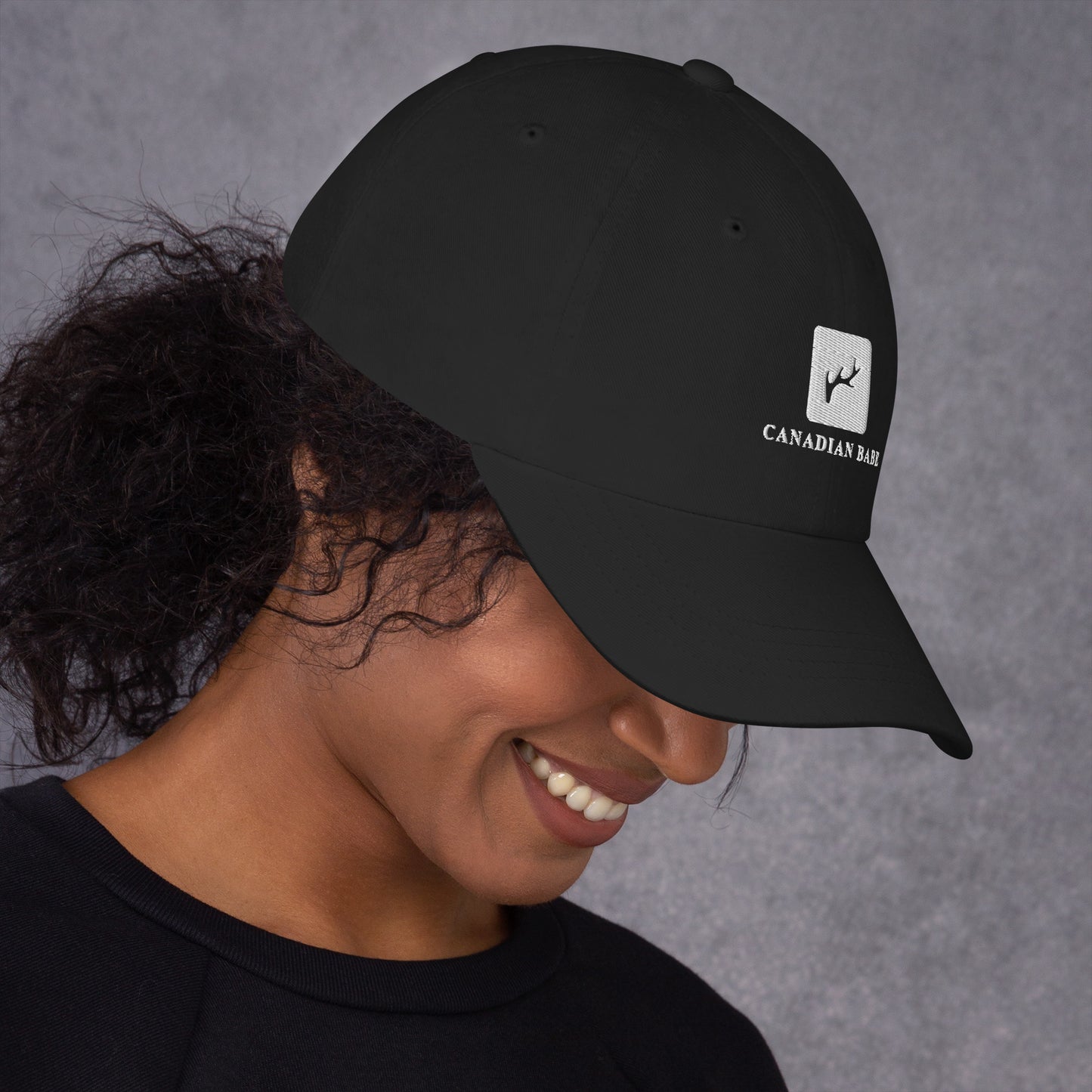 CDN Babe Dad Cap Dark