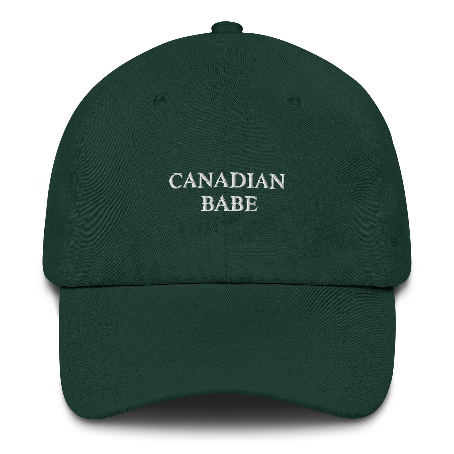 CDN Babe White Logo Dad Cap