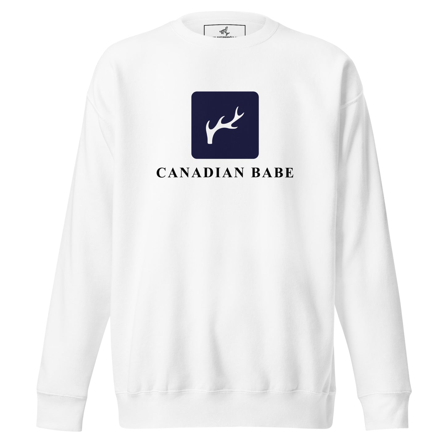 CDN Babe Navy Logo Crew