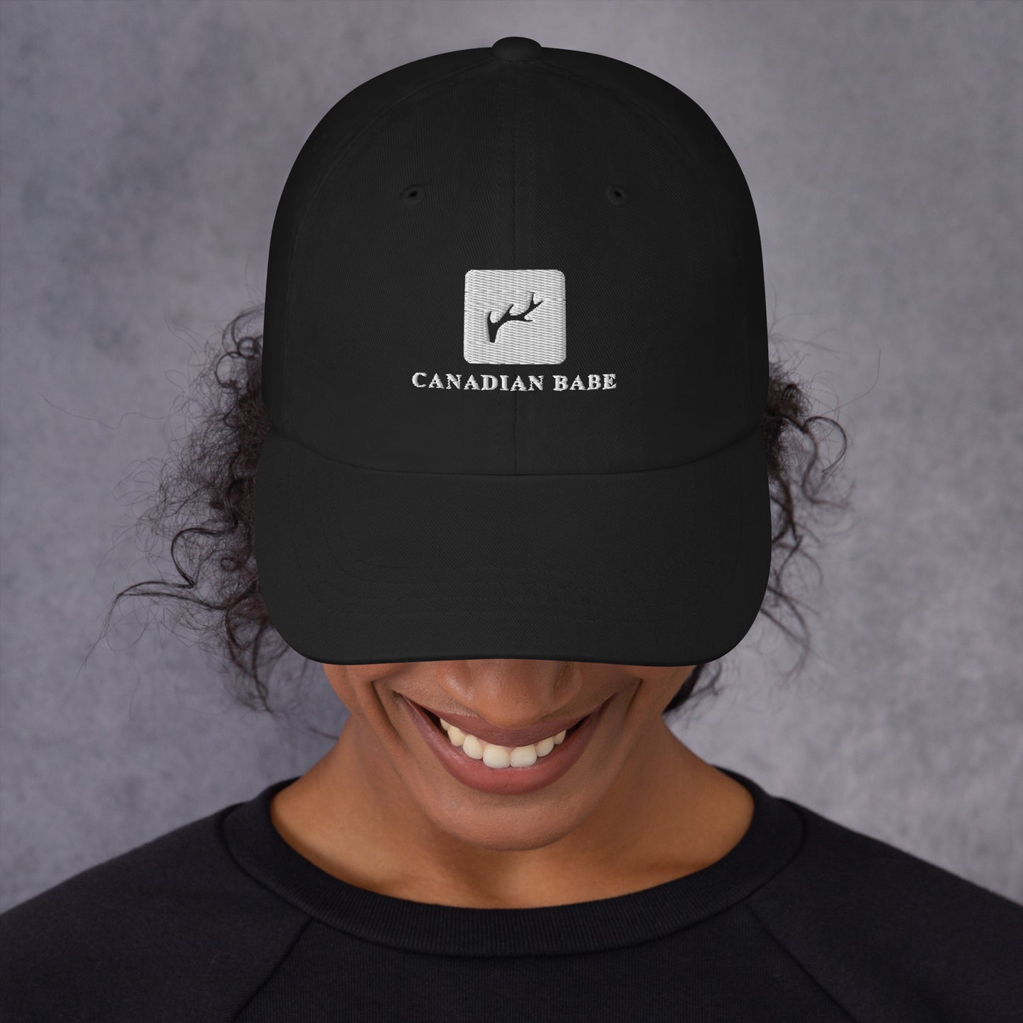 CDN Babe Dad Cap Dark