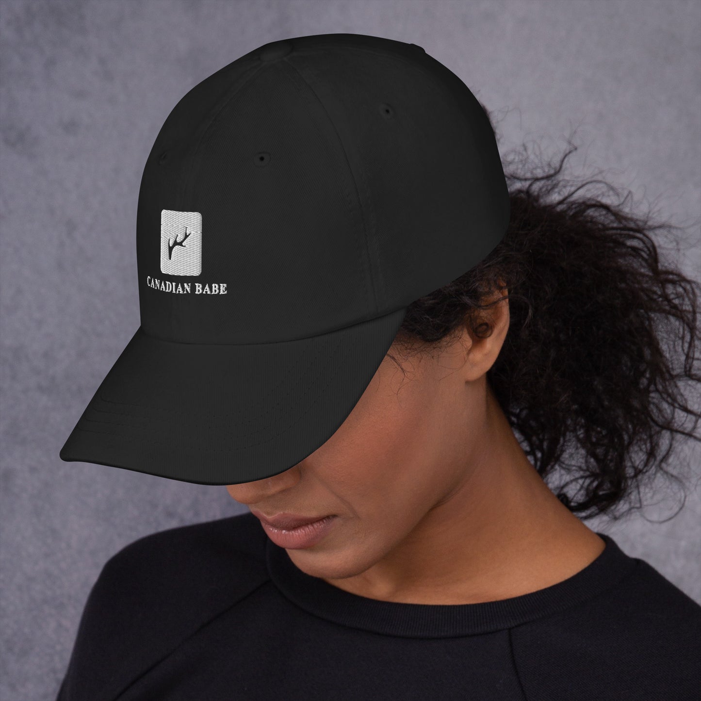 CDN Babe Dad Cap Dark