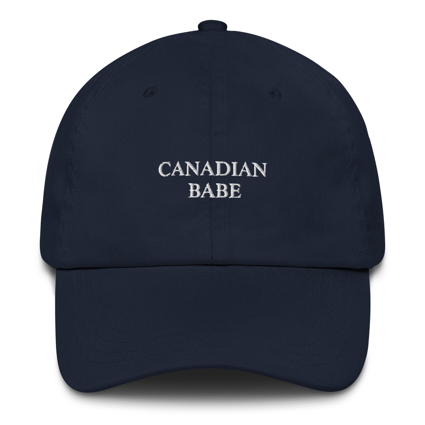 CDN Babe White Logo Dad Cap
