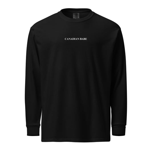 CDN Babe White Logo Heavyweight long-sleeve shirt