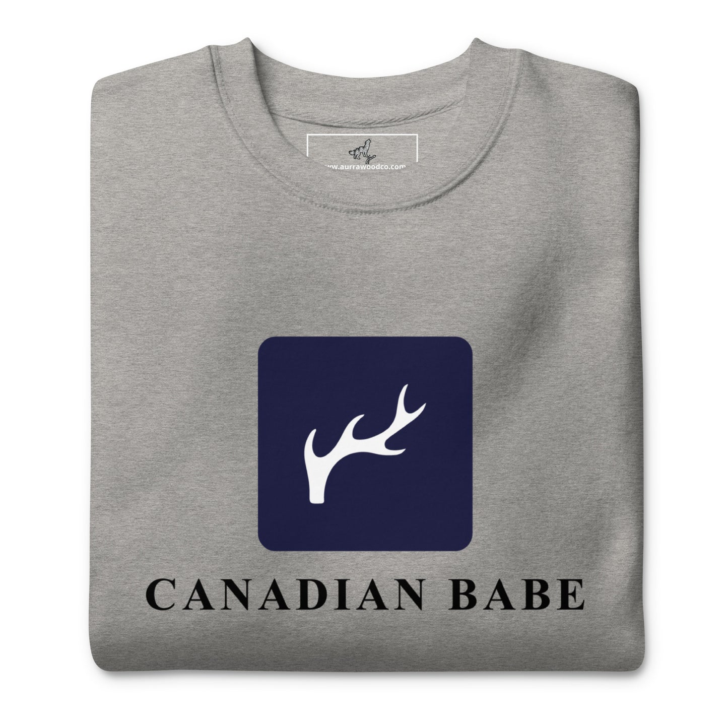 CDN Babe Navy Logo Crew