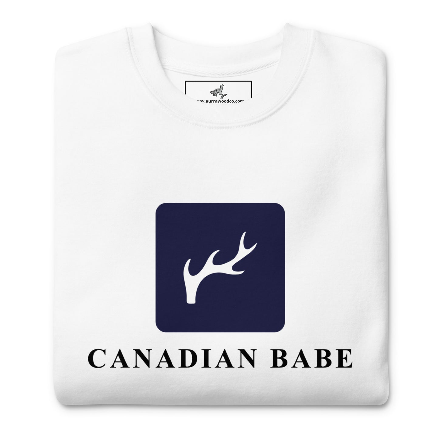 CDN Babe Navy Logo Crew
